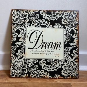 Dream Metal Sign
